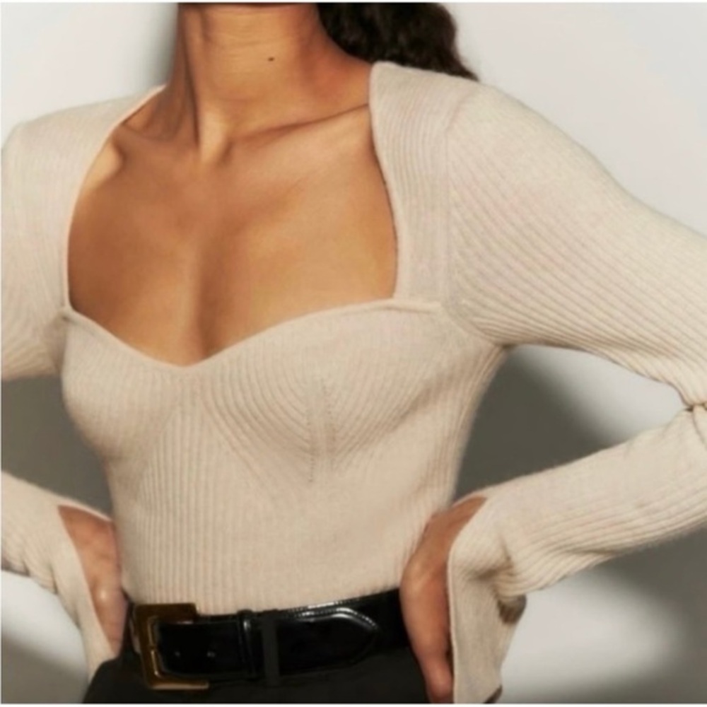 Reformation Glenna Cashmere Sweater